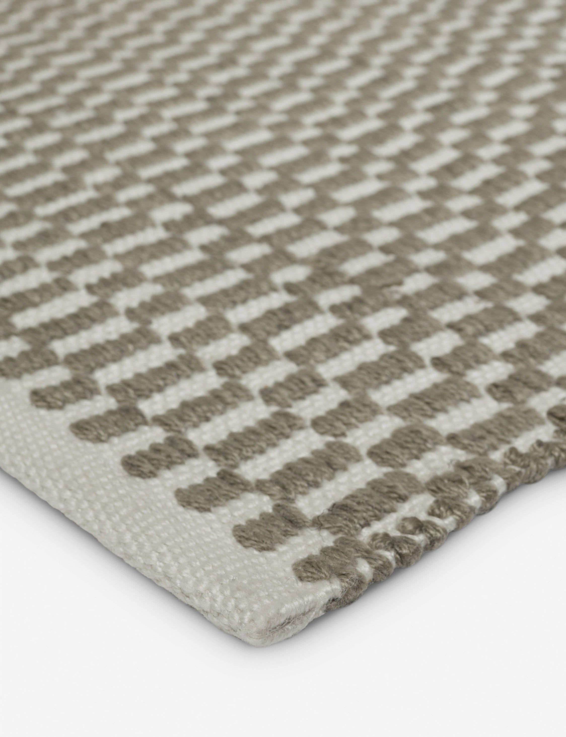 Handwoven Cotton Rug Swatch 12x12 Inches - Bohemian Style Indoor/Outdoor Decorative Square Sample - Perfect for Living Room, Patio or Boho Home Decor