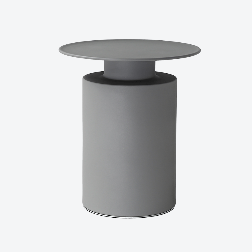 Modern Buckle Tall Side Table - Sturdy & Stylish End Table for Living Room, Bedroom, or Office - Perfect for Lamps, Books & Decor