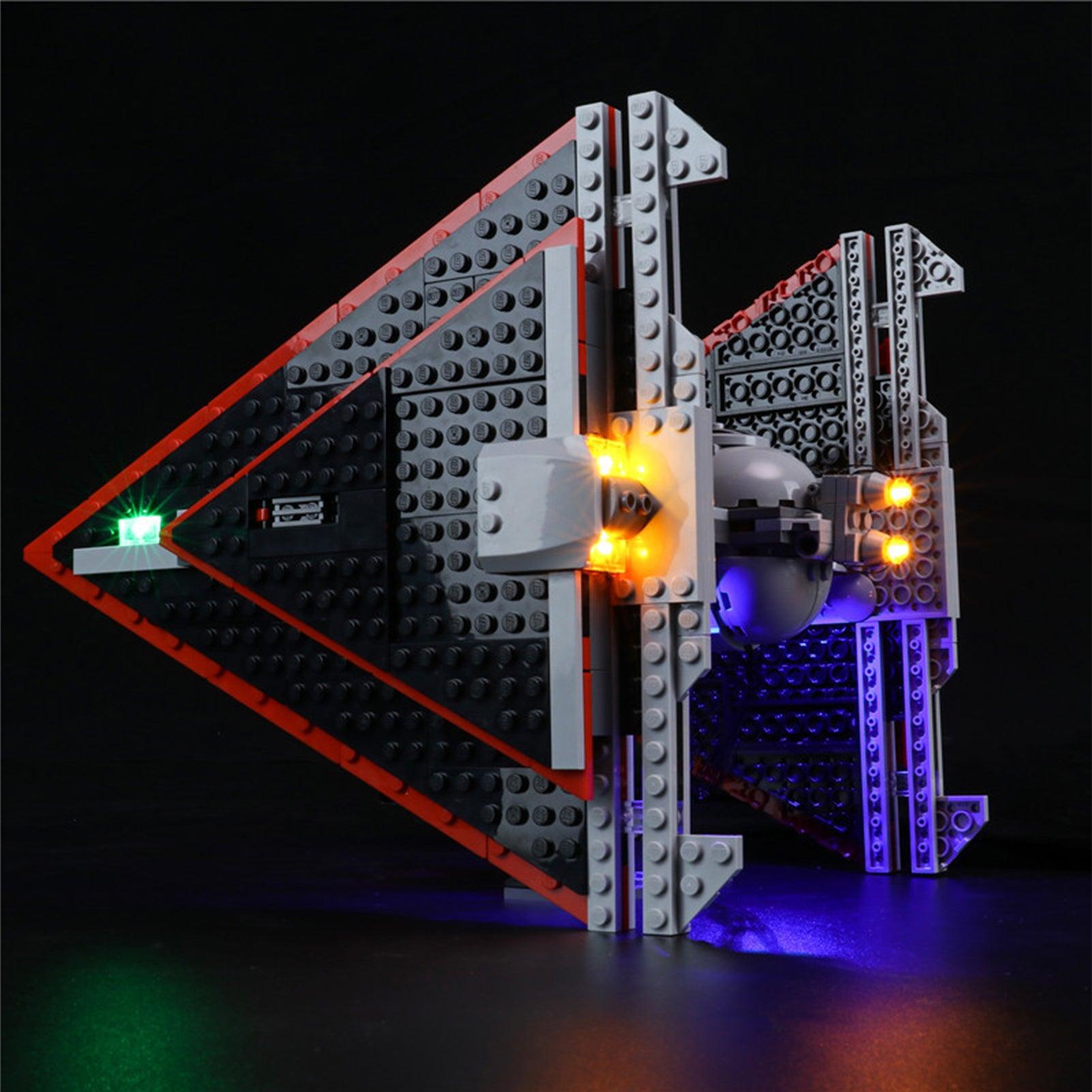 Lego Star Wars Sith TIE Fighter 75272 Light Kit - DIY Lighting Set for Lego Models - Perfect for Display & Nighttime Play