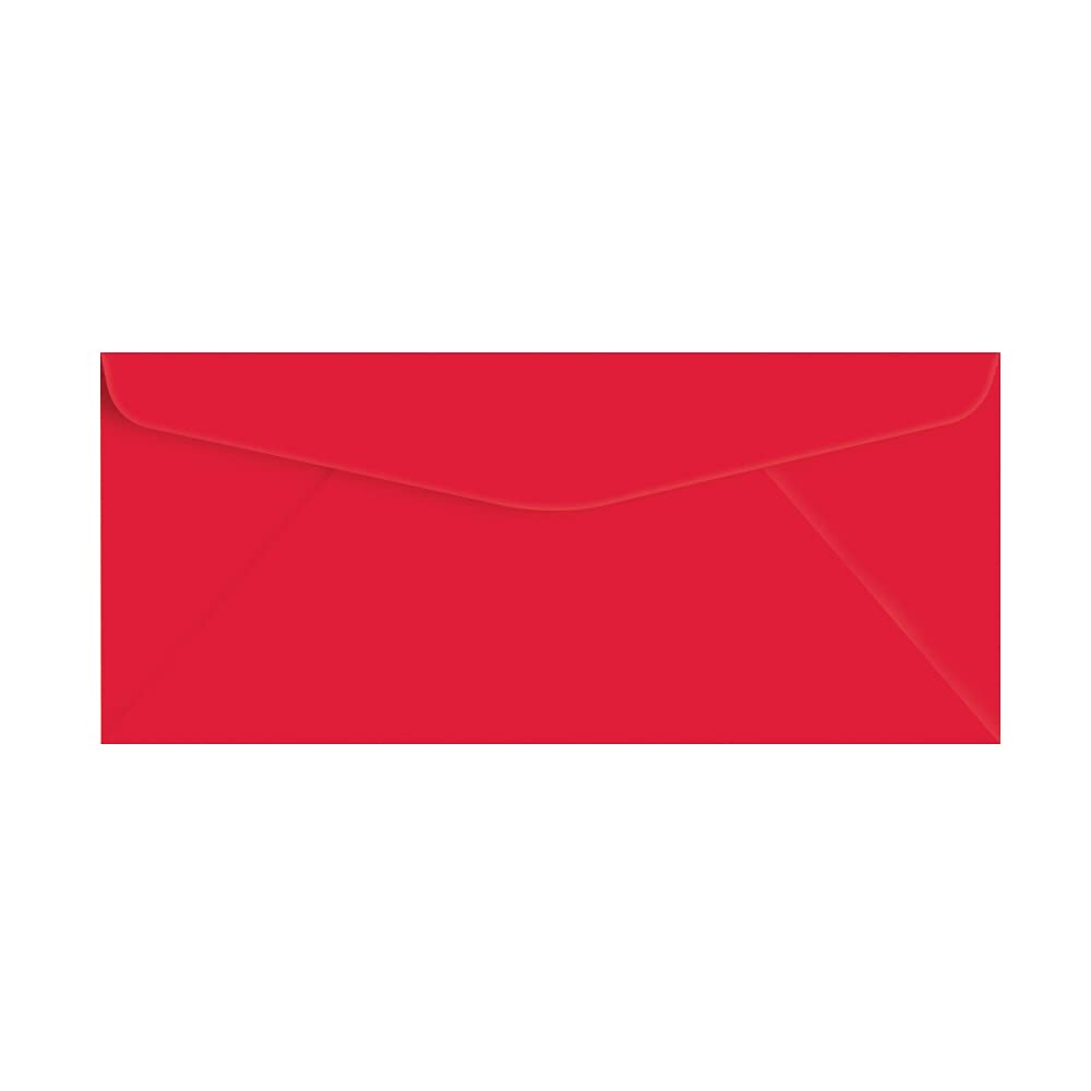 Premium Red #10 Business Envelopes (100 Pack) - 4.125