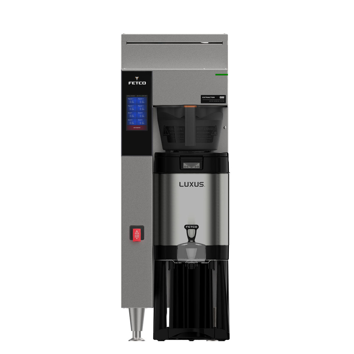 Fetco CBS 2251 NG Series Commercial Single Station Airpot Coffee Brewer 208-240V - Perfect for Restaurants, Offices & Cafes