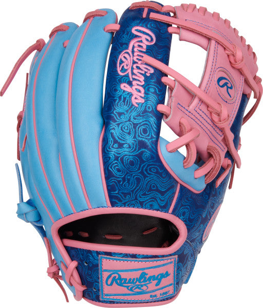 Rawlings Heart of the Hide Hot Vibe Baseball Glove - RGGC Series - PROR2174 2CBP 11.5 Inch | Premium Leather for Baseball Players | Perfect for Infield & Outfield Play
