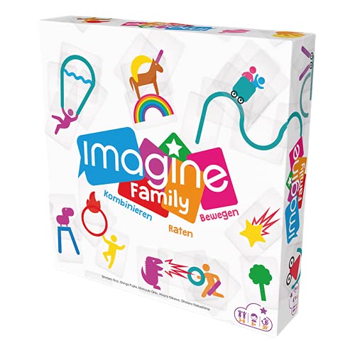 Asmodee Imagine Family Board Game - Fun Cocktail Party Game for Adults & Kids