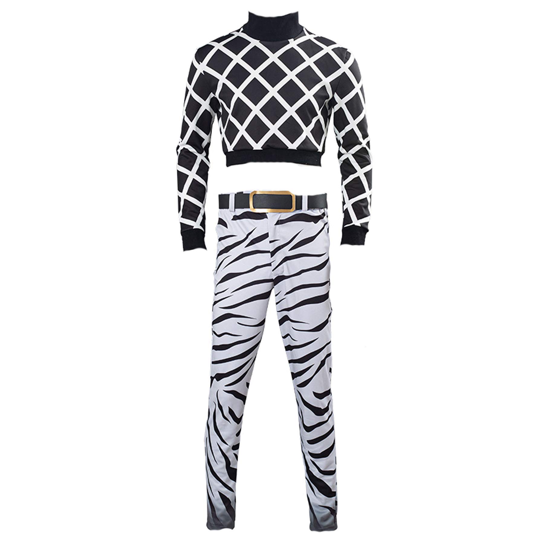 Guido Mista Cosplay Costume - Black Anime Outfit Suit for Halloween & Comic Con - Perfect for JoJo's Bizarre Adventure Fans & Cosplay Events