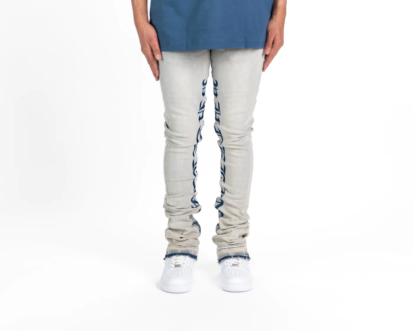 Pheelings AGAINST ALL ODDS Flare Stack Denim Jeans for Women - High Waisted Vintage 70s Style Bell Bottom Pants for Casual Wear & Retro Outfits