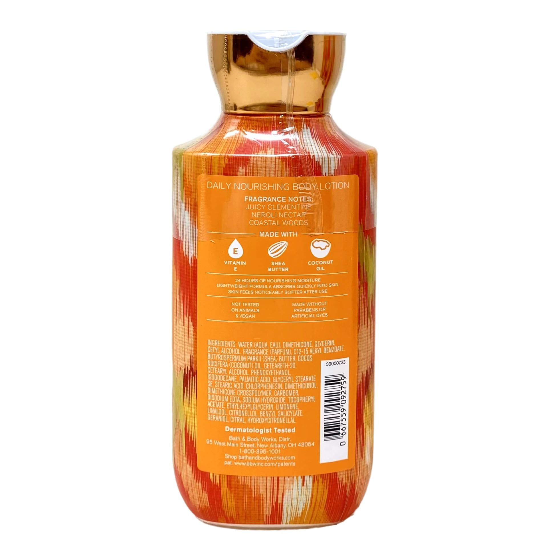 Calypso Clementine Daily Nourishing Body Lotion 2-Pack Bundle | Full Size Moisturizing Cream for Dry Skin | Perfect for Shower Routine & Travel Skincare