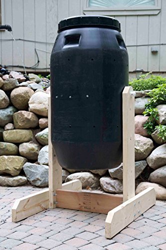Eco-Friendly Compost Tumbler DIY Kit - Food Grade Upcycled Barrel for Organic Waste Recycling | Perfect for Home Gardening, Sustainable Living & Backyard Composting