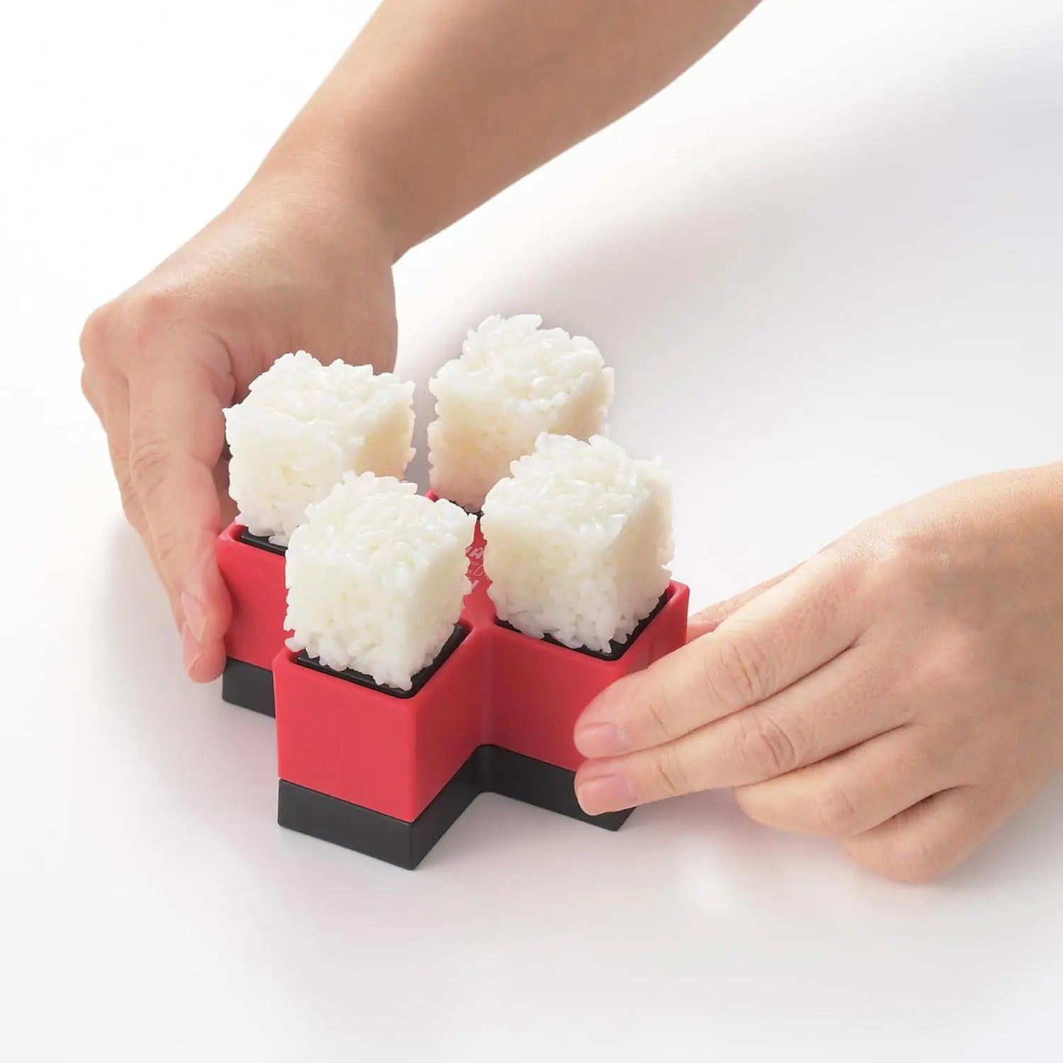 Akebono Polypropylene Block Onigiri Rice Ball Mold - Perfect for Making Japanese Rice Balls at Home, Picnics & Bento Boxes