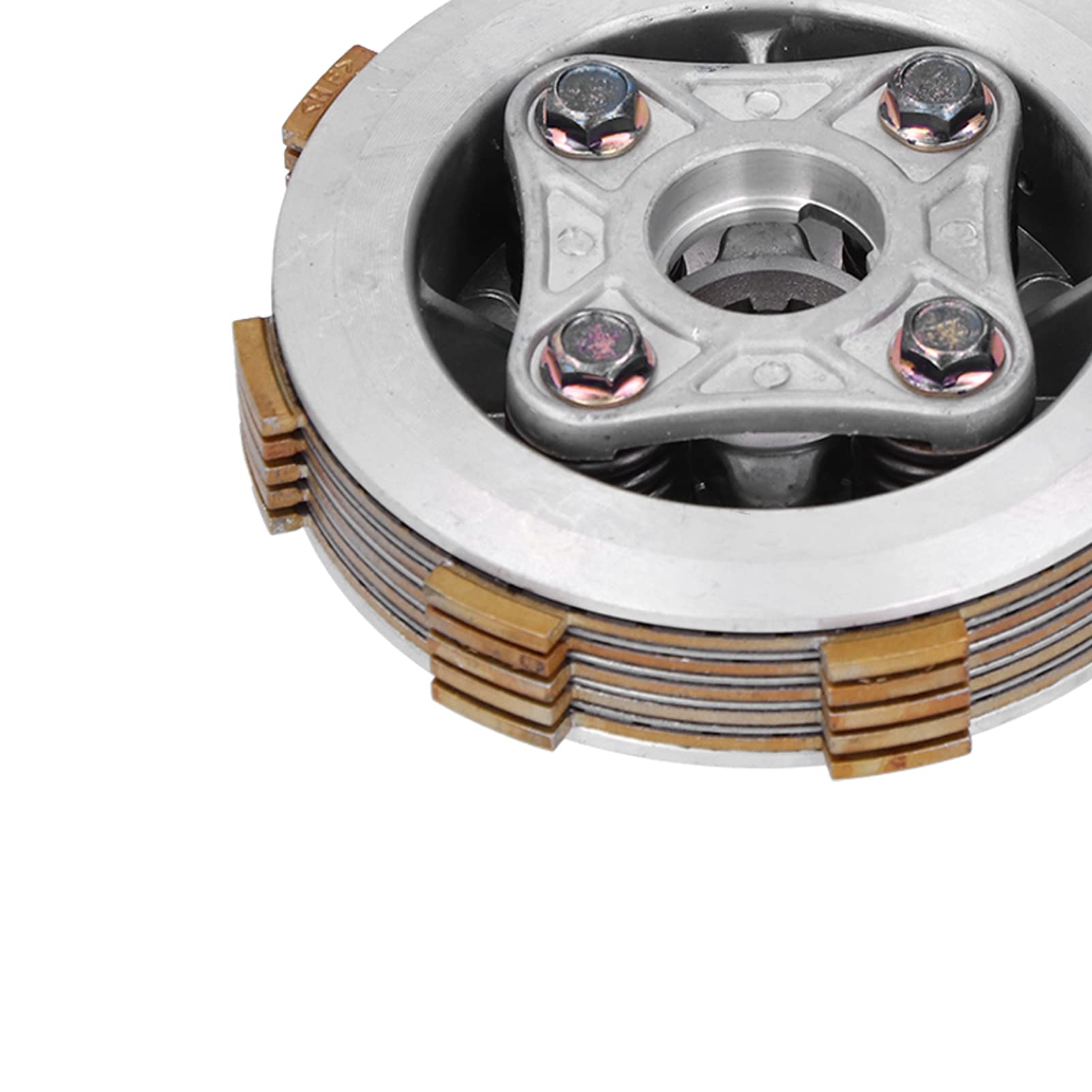 High-Performance Motorcycle Clutch Assembly - Steel Alloy Manual Clutch Kit for PIT PRO, Dirt Bike, Trail Bike & ATV - Durable Engine Upgrade for Off-Road Racing & Adventure Riding