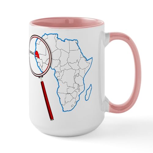 White/Pink Inside - Senegal Under A Magnifying Glass Mugs