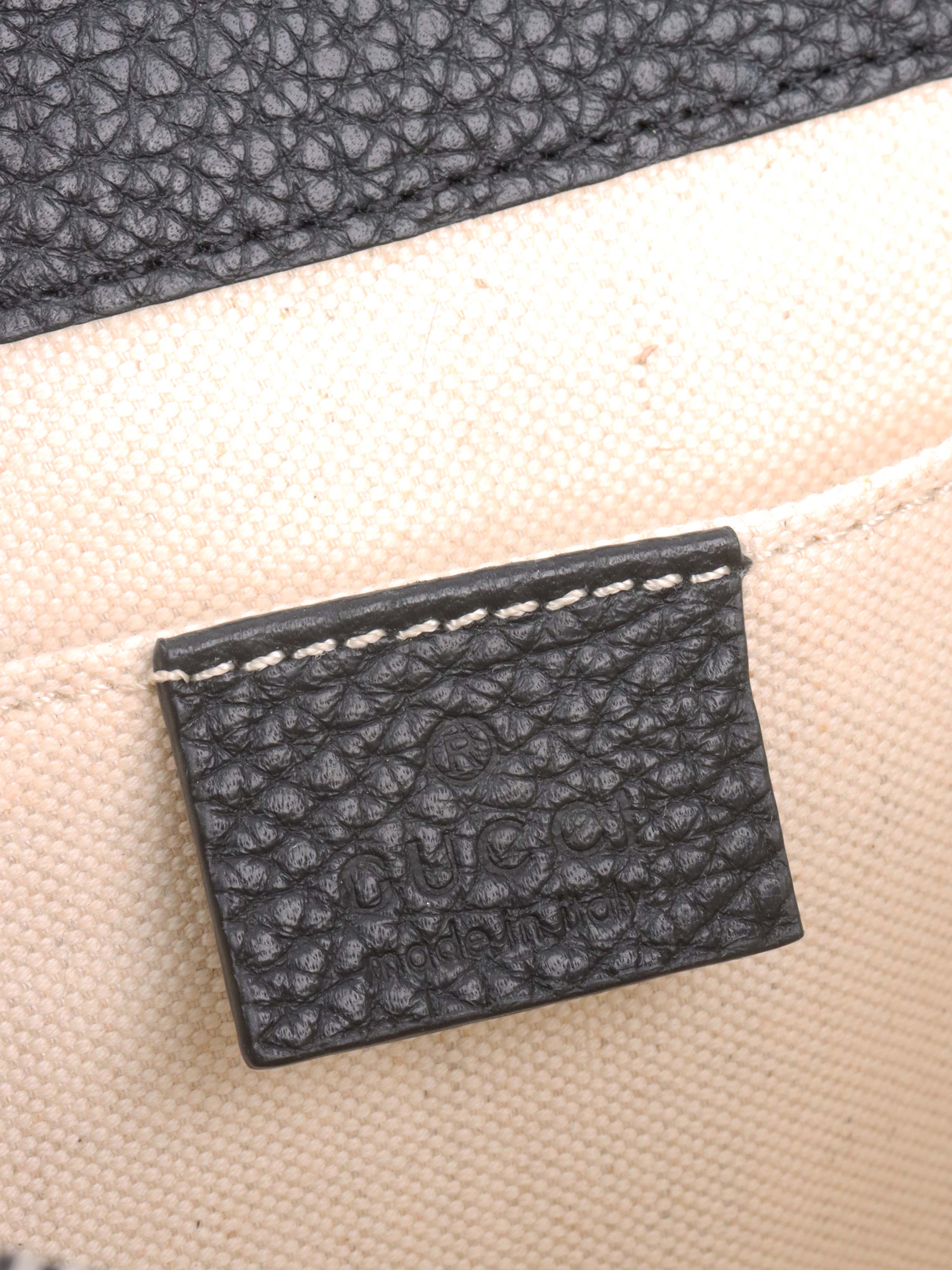 Gucci Dionysus Black Leather Shoulder Bag with Bamboo Handle - Luxury Crossbody Purse for Women, Perfect for Parties & Evening Events