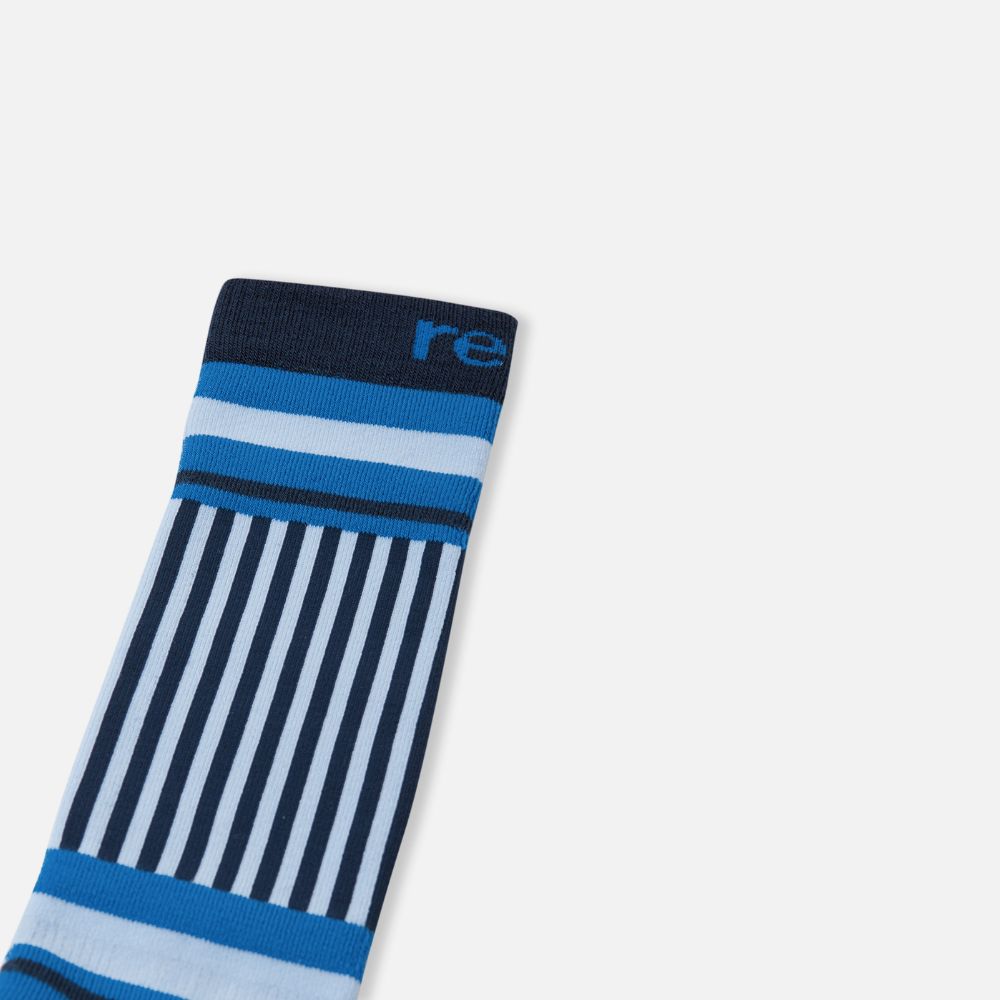 Reima Frotee Kids Ski Socks - Warm Winter Thermal Socks for Boys & Girls, Bright Blue - Perfect for Skiing, Snowboarding & Outdoor Winter Activities