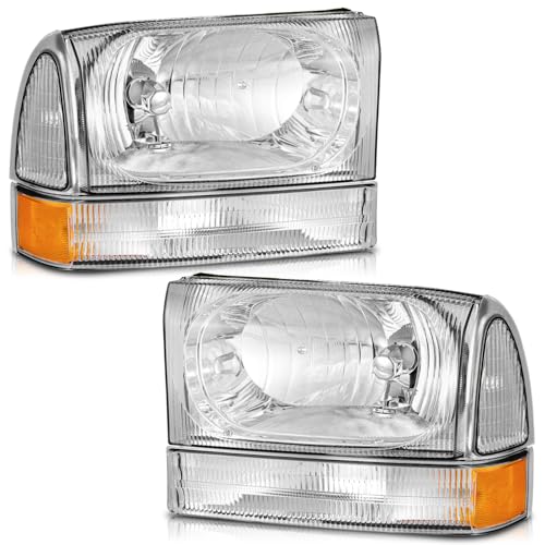 Clear Lens I Chrome Housing I Amber Reflector -1