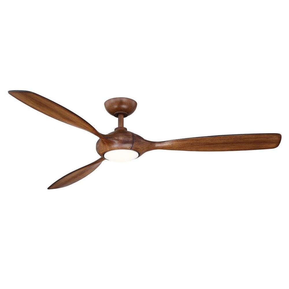 Wind River Fans Elan 60 Inch Walnut Ceiling Fan with Remote Control - Energy Efficient Indoor/Outdoor Use for Bedroom, Living Room & Patio