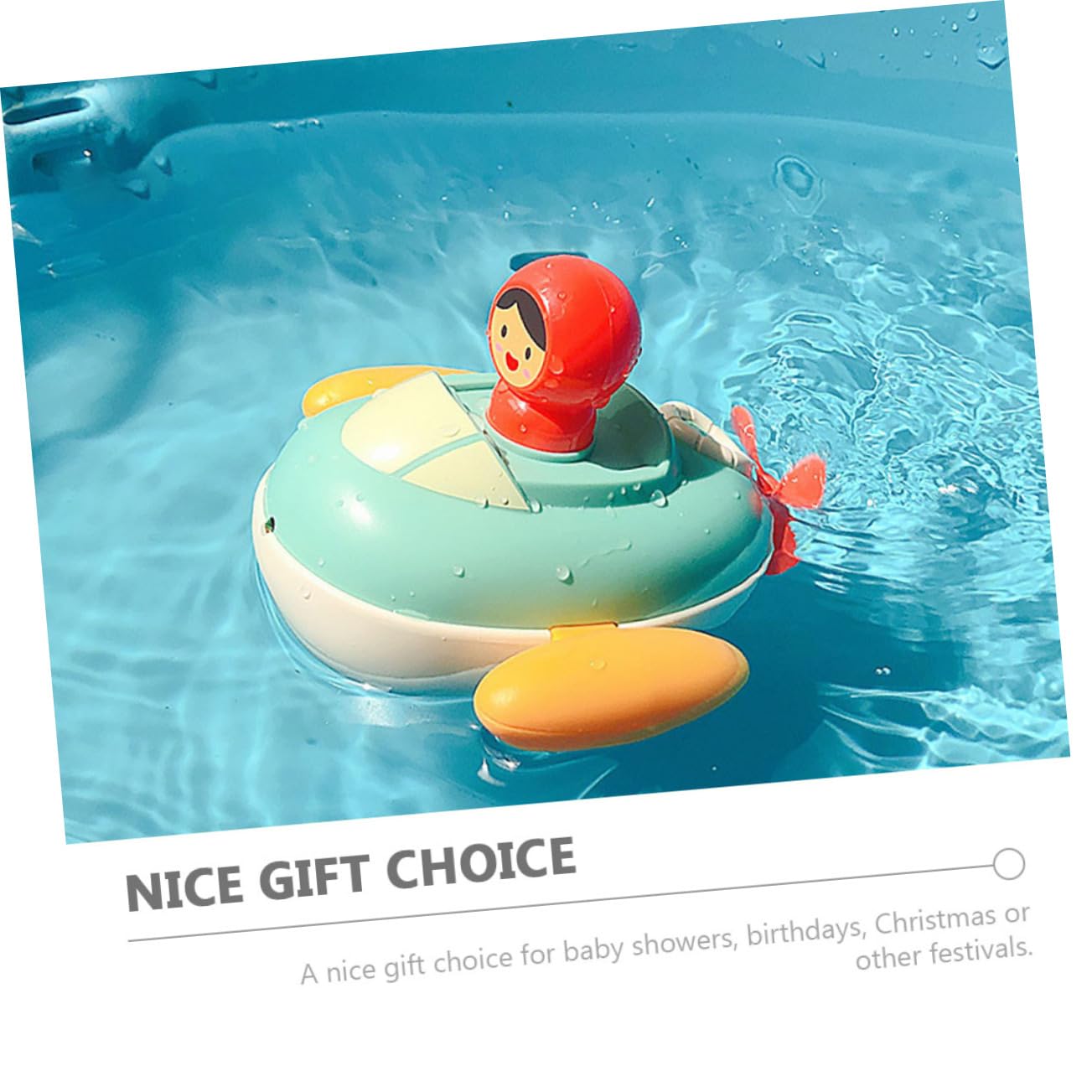 DRESSOOS Wind-Up Bath Toys for Kids - Fun Spring-Powered Bathtub & Pool Toys - Educational Plastic Water Play Toys for Toddlers - Perfect for Bath Time, Sensory Play & Learning Activities