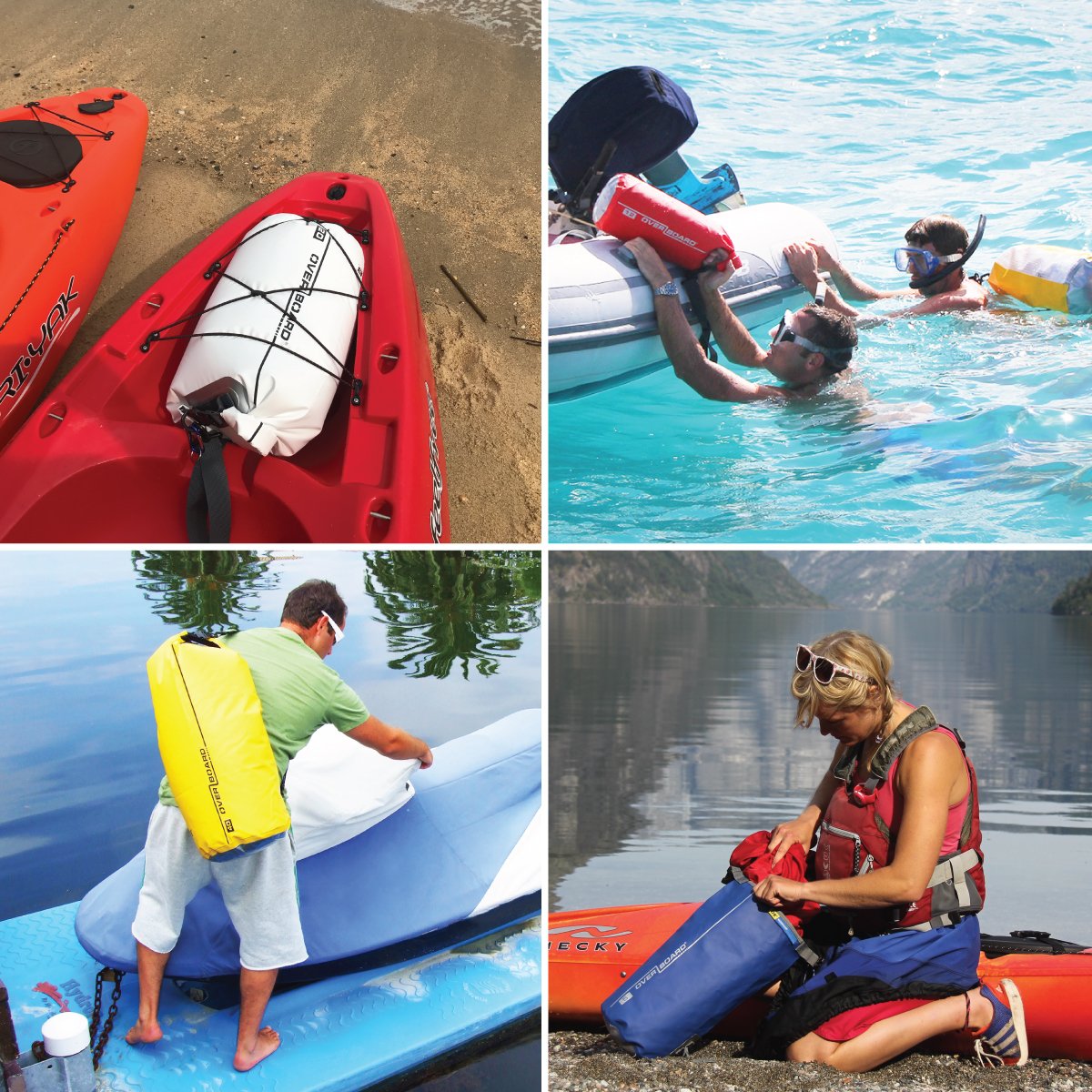 OverBoard Waterproof Dry Tube Bag - Floating Dry Bag for Kayaking, Boating, Swimming & Outdoor Adventures - Keep Gear Safe & Dry