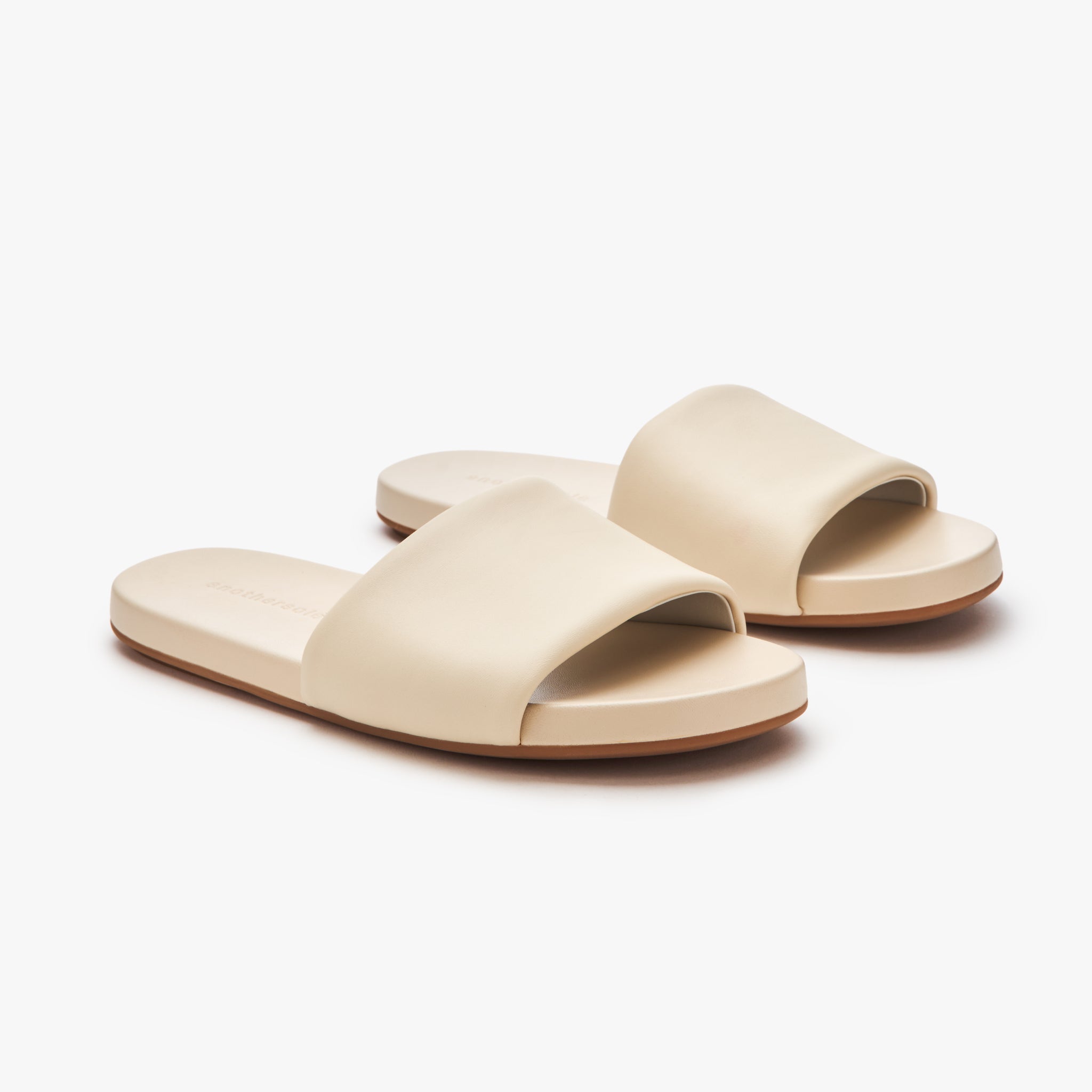 Ivory Butter Slides - Non-Slip Comfortable House Slippers for Women & Men - Perfect for Home, Kitchen, and Indoor Use