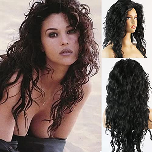 Curly Blonde Brown Reverse Ombre Wig - Long Synthetic Hairpiece for Cosplay, Halloween & Daily Fashion