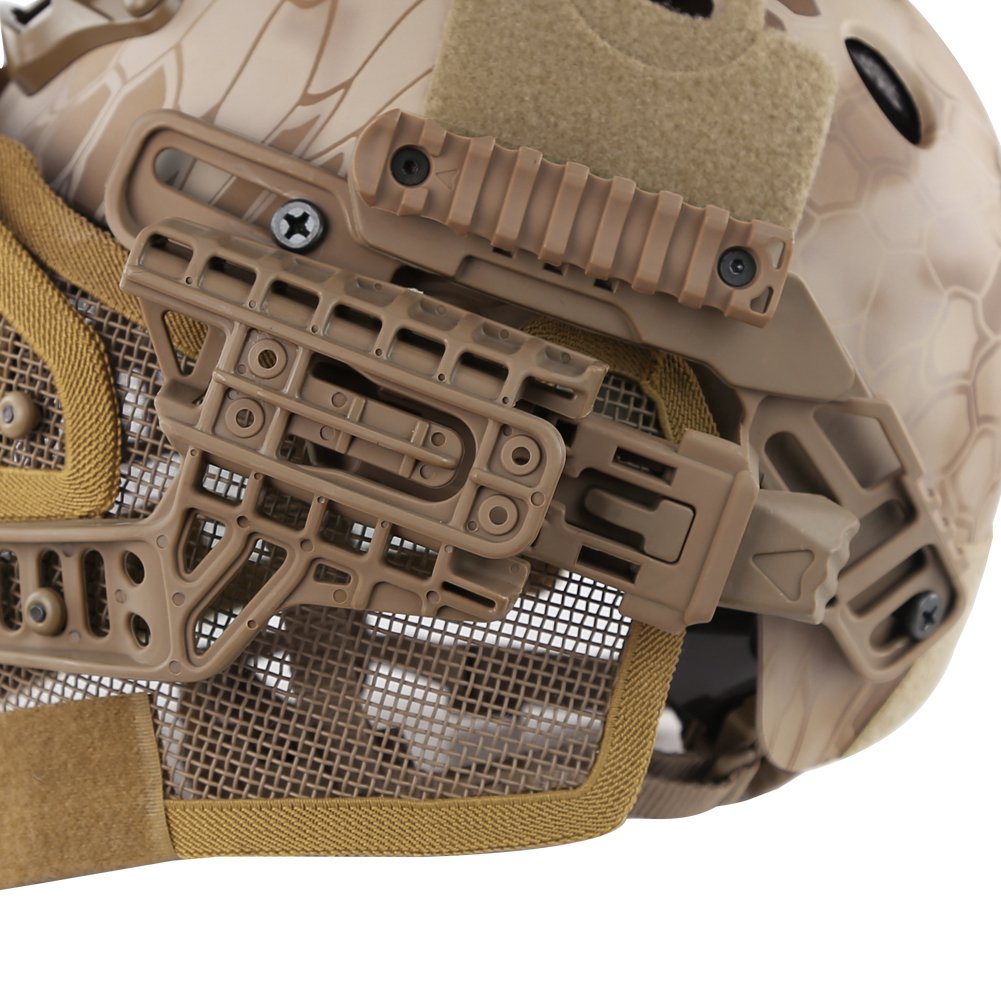 Tactical G4 Protective Helmet System with Goggles - Military Grade Airsoft & Paintball Mask for Combat Training, Hunting, and Outdoor War Games