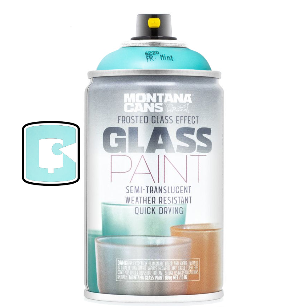 Montana Glass Spray Can - High-Quality Aerosol Paint for Graffiti, Street Art & DIY Projects | Perfect for Artists, Crafters & Home Decor