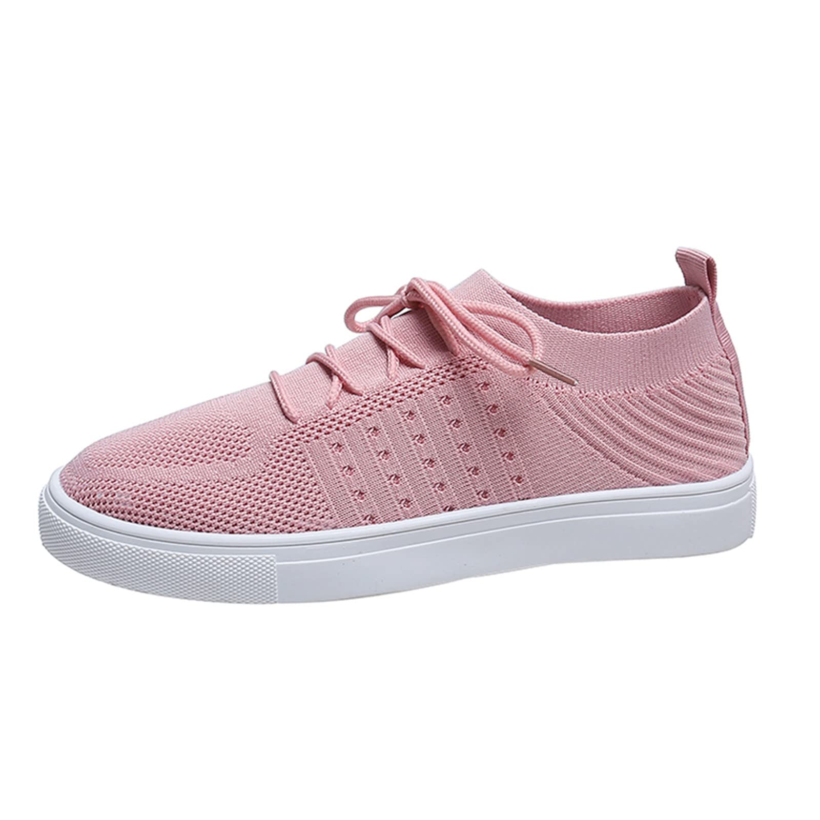 Y2K Composite-Toe Women's Fashion Sneakers - Breathable Lace-Up Flat Shoes for Casual Wear - Wide Width Available - Perfect for Christmas in July Sales, Work & Everyday Comfort