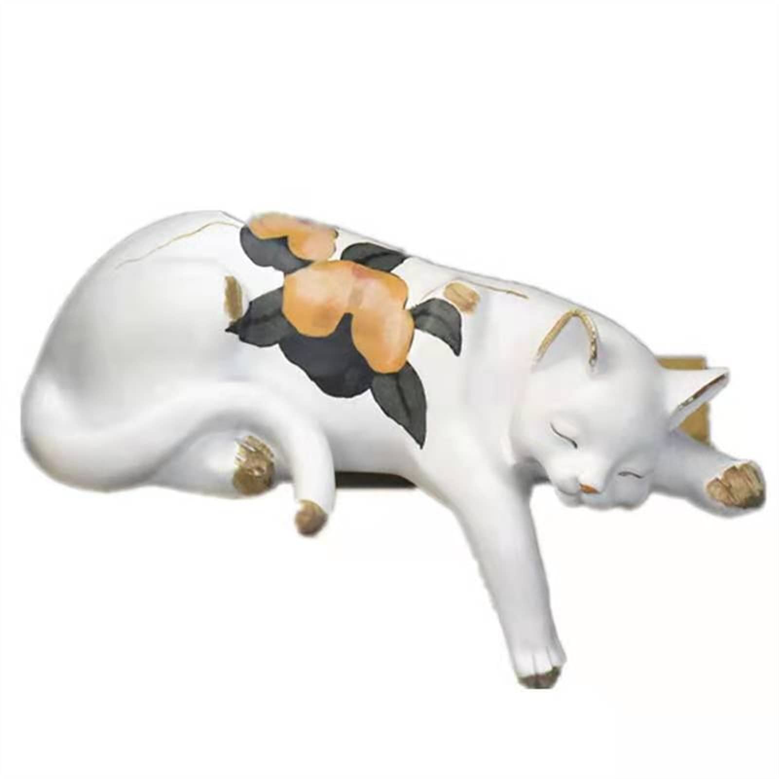 HMJZ Resin Cat Statues - Cute Kittens Sculpture for Garden, Patio, Indoor & Office Decor - Perfect Gift for Cat Lovers & Women | Outdoor Animal Figurine Art for Home, Yard & Desk Decoration