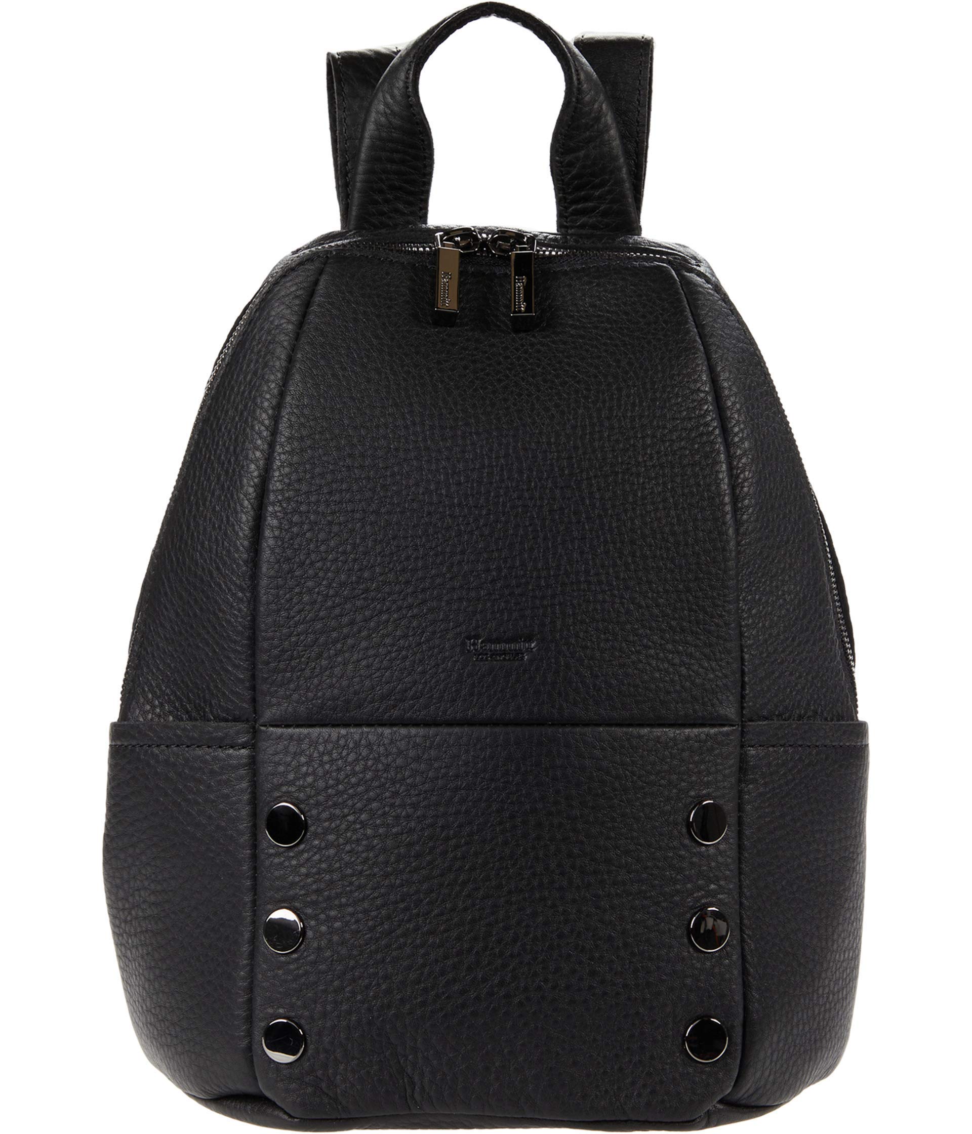 Hammitt Hunter 2 Backpack - Stylish Black Leather Backpack for Men & Women | Perfect for Work, Travel & Everyday Use