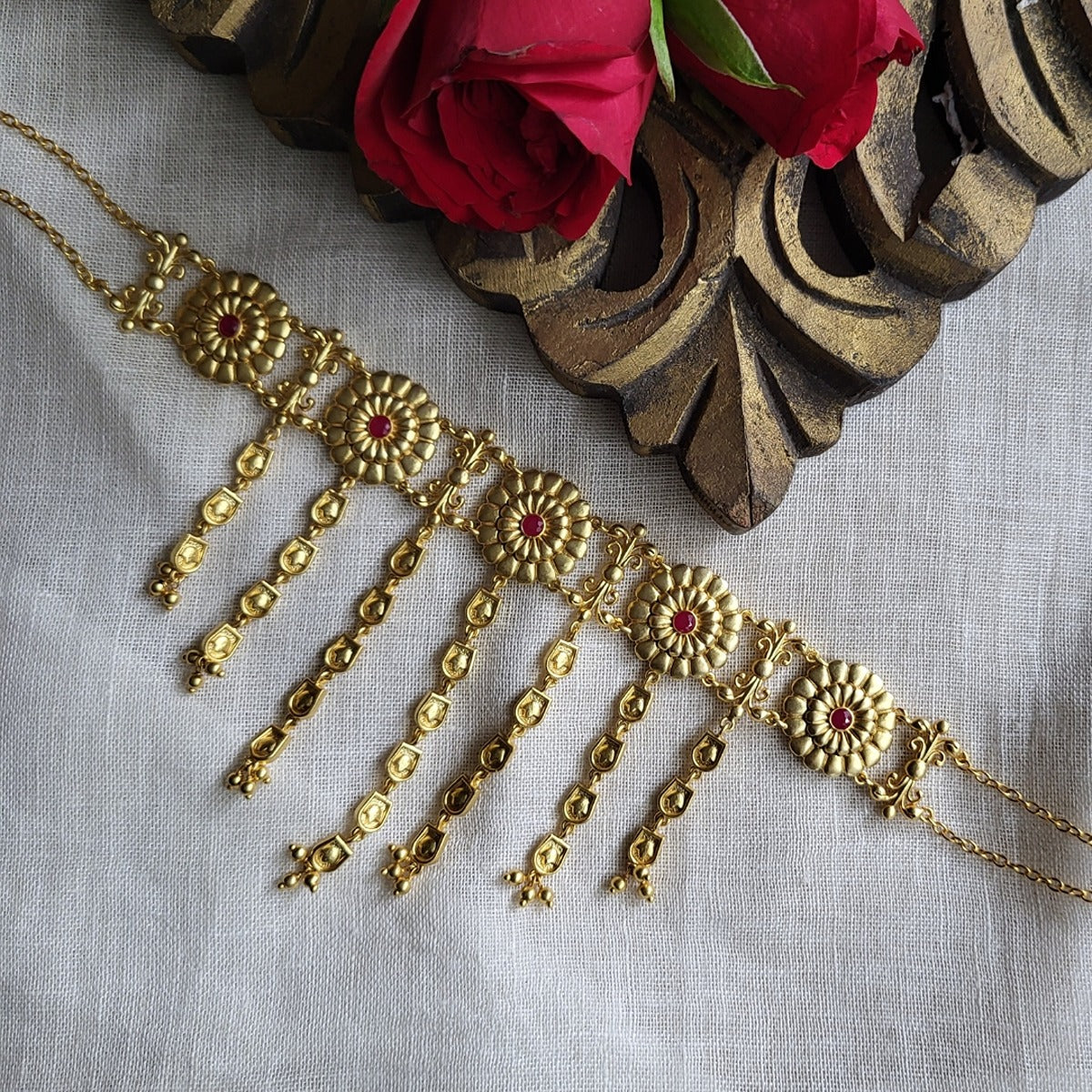 Floral Charm Jewelry Set - Choker Necklace & Stud Earrings Gift for Women | Perfect for Birthday, Anniversary, Valentine's Day & Special Occasions