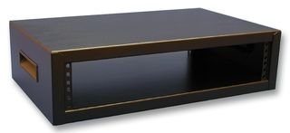Hammond Manufacturing RCBS1900313BK1 Basic Rack Case 3.5 x 13 - Durable Metal Enclosure for Electronics, DIY Projects & Equipment Storage | Perfect for Home, Office & Industrial Use