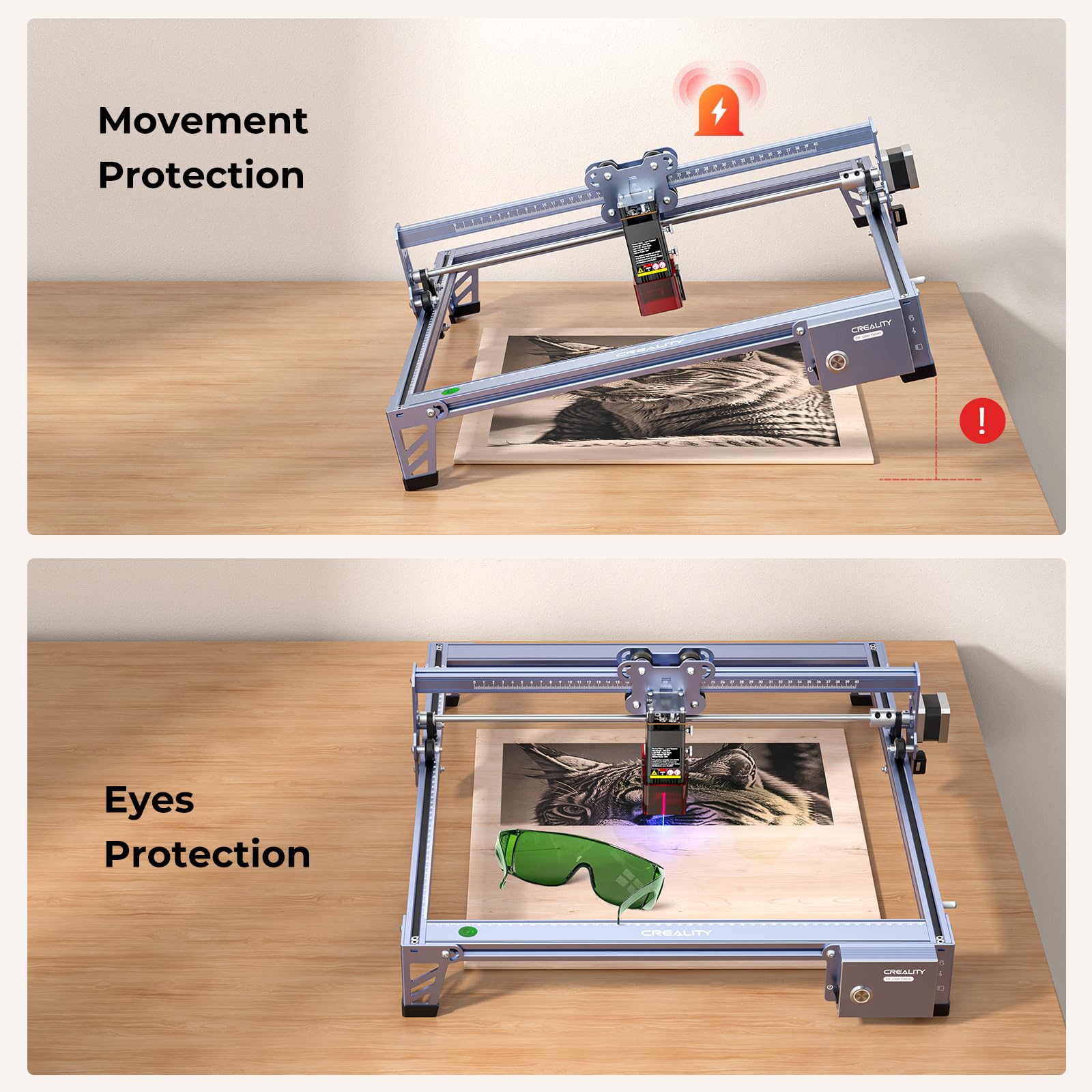 5W Laser Engraver & 72W Laser Cutter Machine for Beginners - High Precision Engraving & Cutting for Wood, Metal, Leather, Glass, Acrylic - Perfect for DIY Crafts, Home Decor & Small Business Projects