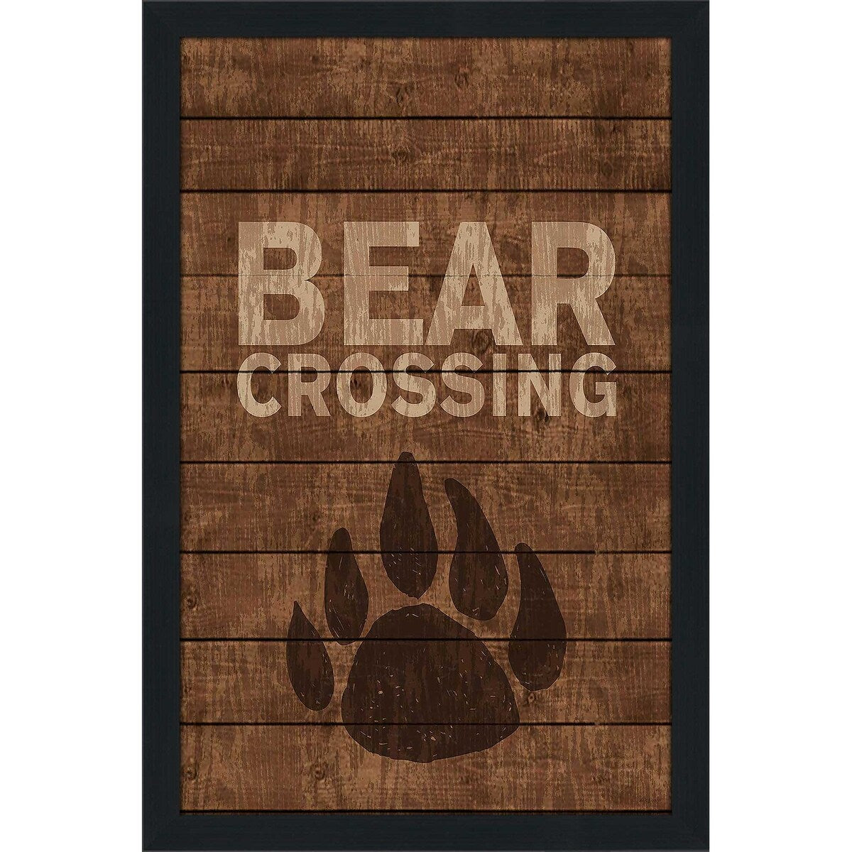 Bear Crossing (Vertical) Acrylic Wall Art Print - Perfect for Home, Office & Cabin Decor
