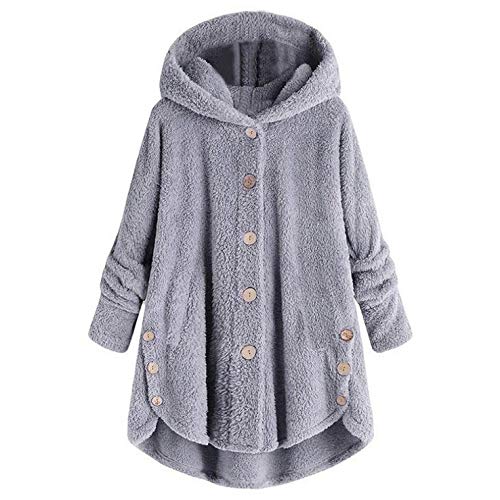 Women's Sherpa Lined Winter Coat - Long Button Down Trench Jacket for Ladies | Warm Fleece Outwear for Cold Weather, Work & Casual Wear