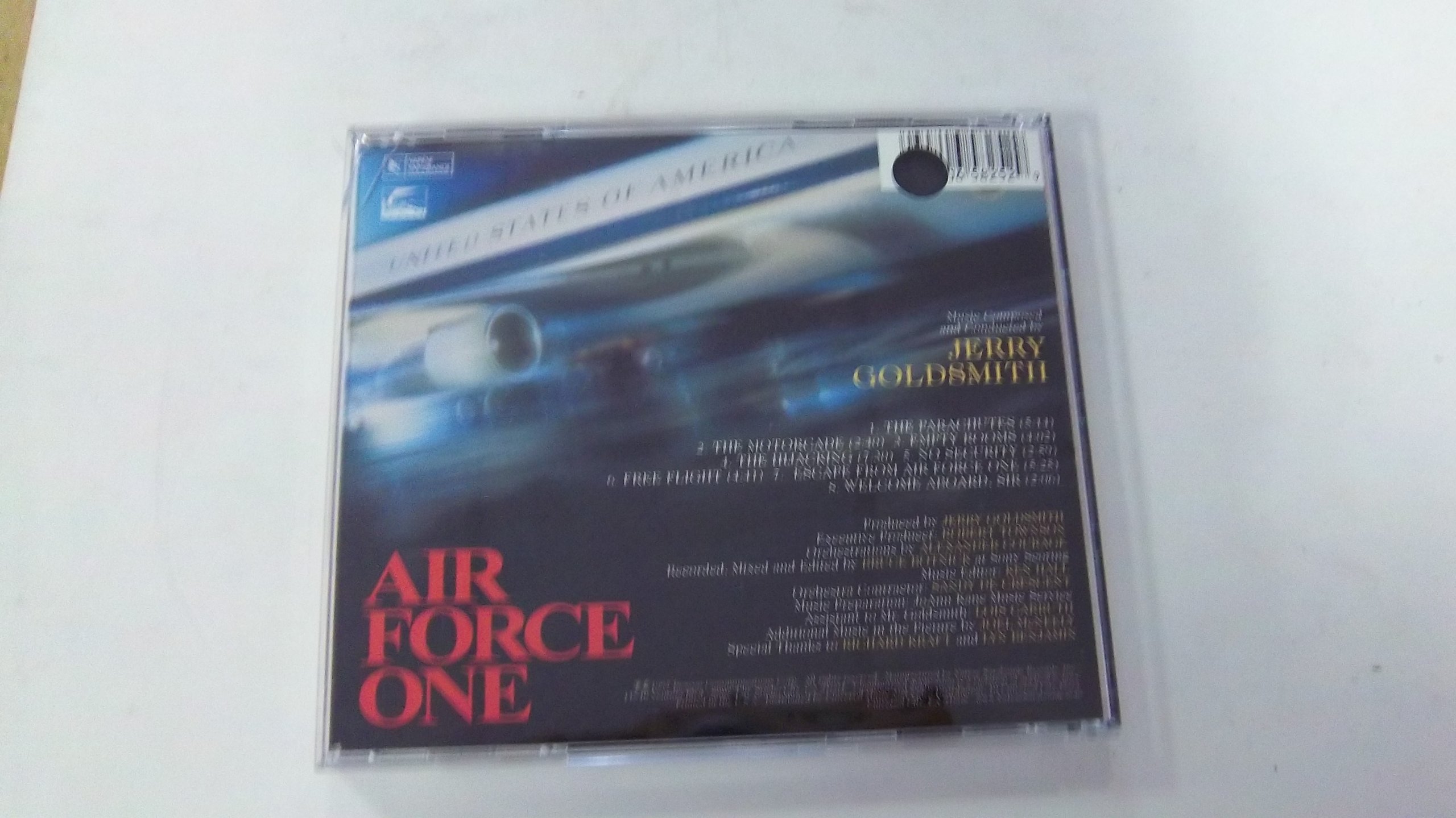Air Force One Jerry Goldsmith Soundtrack - Original Motion Picture Score - Perfect for Movie Nights, Action Scenes & Epic Music Lovers
