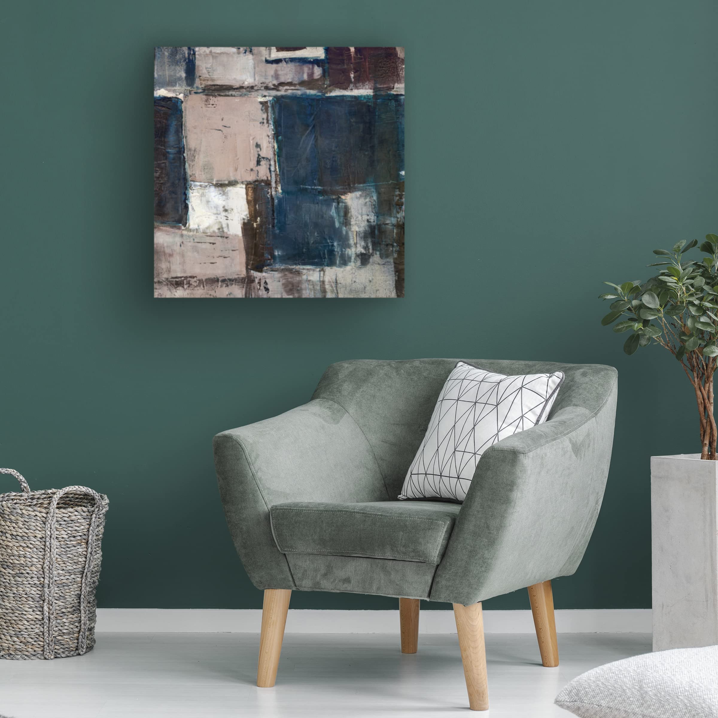 Trademark Fine Art 'Winterfell' Canvas Art by Brigitte Balbinot - 18x18 Inch Framed Wall Decor - Perfect for Living Room, Bedroom & Office