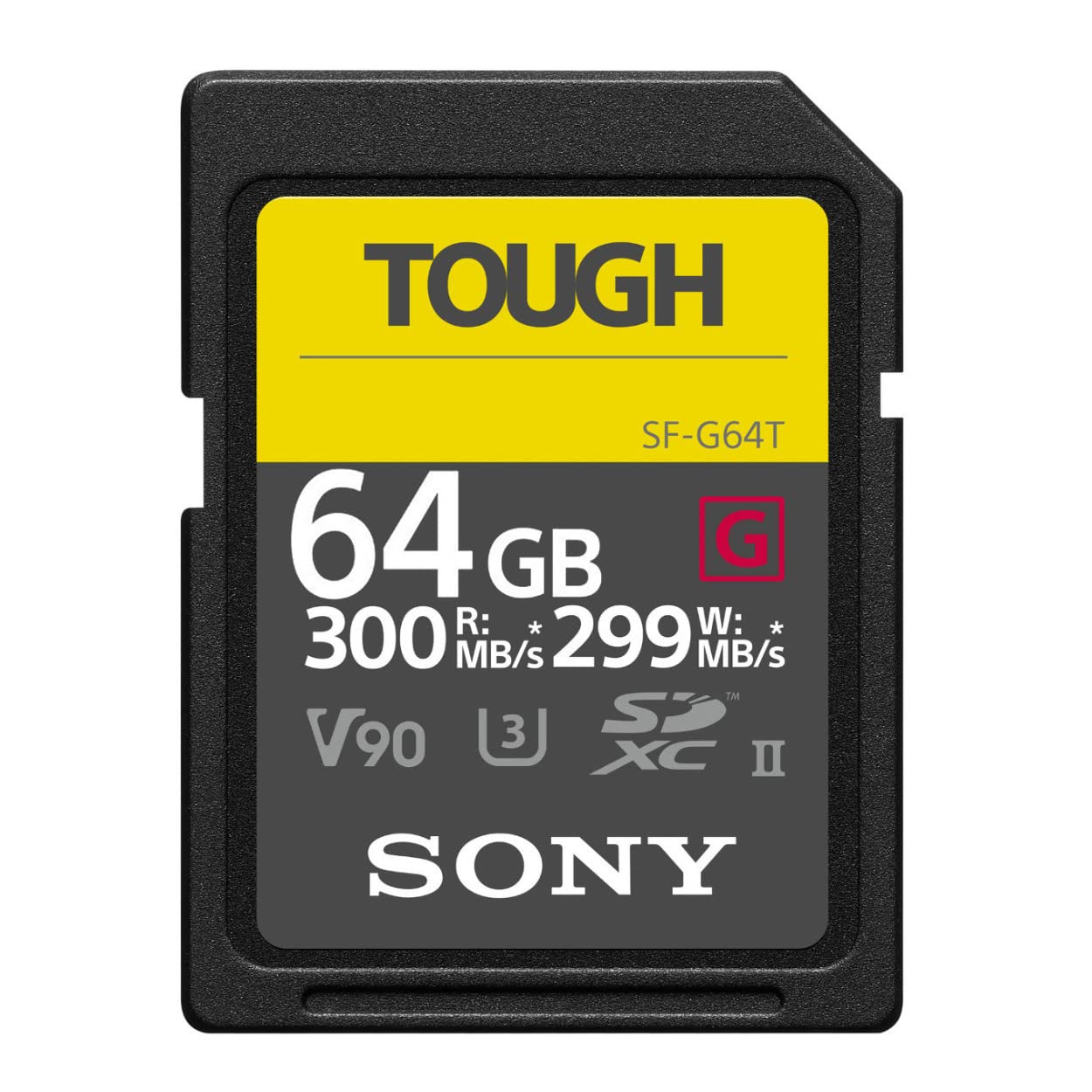 Sony 64GB UHS-II Tough G-Series SDXC Memory Card 2-Pack with Aluminum Card Reader & Protective Case - High-Speed 300MB/s for 4K Video, DSLR Cameras, Drones - Perfect for Professional Photographers & Outdoor Adventures
