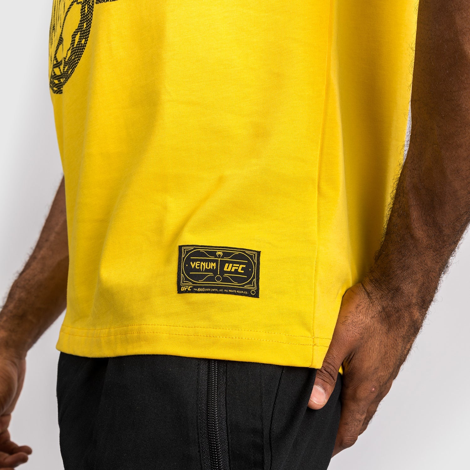 UFC by Venum Ulti Man T-Shirt - Yellow | Official UFC Fight Gear for Training & MMA Fans | Perfect for Gym, Workouts & Casual Wear