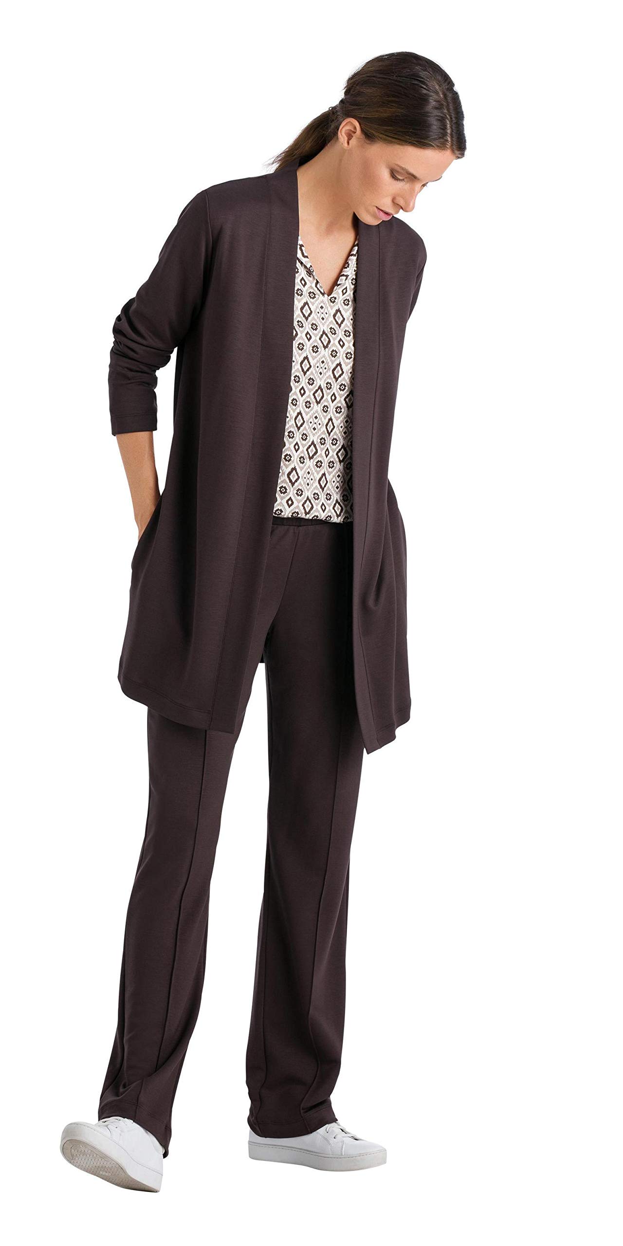 HANRO Women's Pure Comfort Lounge Pants 78605 - Soft Stretch Casual Pajama Bottoms for Home, Yoga & Travel