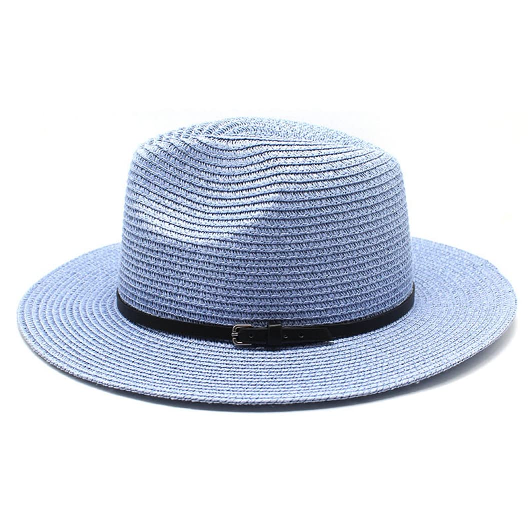 Stylish Women's Wide Brim Straw Bucket Hat - UPF Sun Protection Summer Beach Hat, Adjustable 6 7/8-7 3/8 Head Size - Perfect for Outdoor Activities, Vacations & Fashion Accessories (Pink)