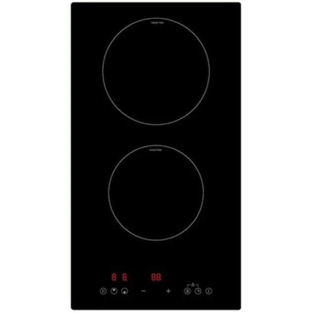 Euro Appliances ECI30FZ3 30cm Induction Cooktop with Dual Cooking Zones - Fast Heating & Energy Efficient - Perfect for Small Kitchens, Apartments & RVs