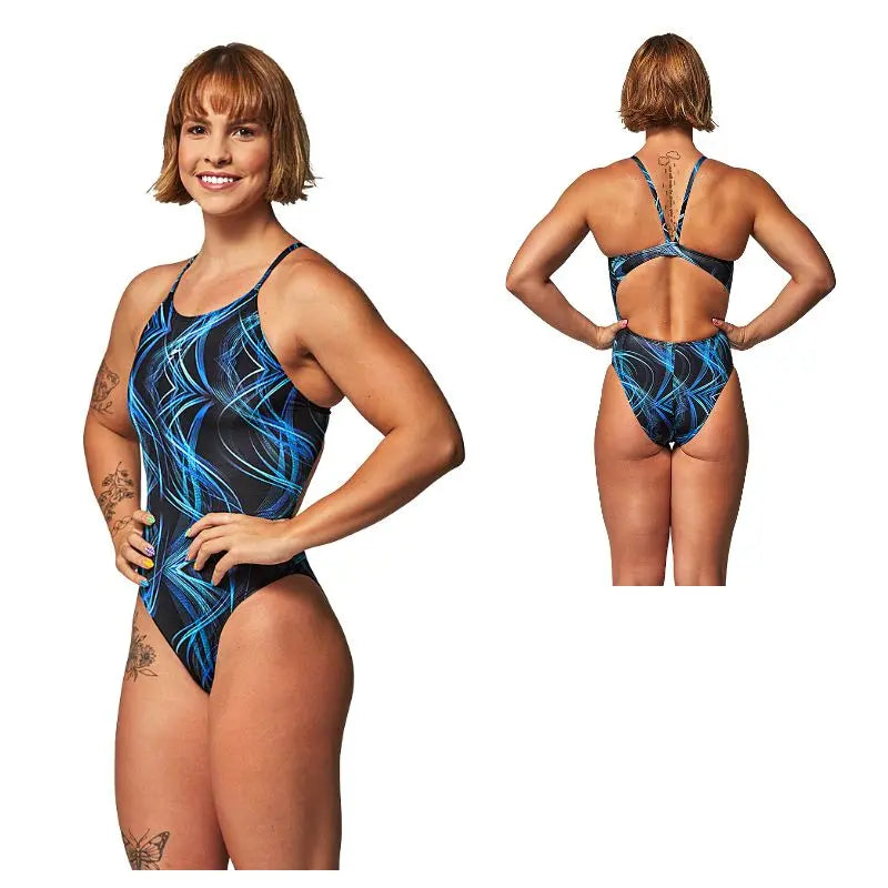 MSOL Professional Women's Swimwear - High Performance Training Swimsuits for Pool & Lap Swimming | Perfect for Competitive Swimmers & Water Aerobics