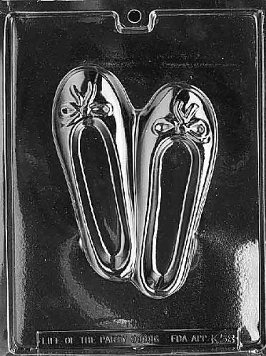 Preegle Ballet Slippers Chocolate Candy Mold - 3 Piece Set for Baking, Party Favors & DIY Treats | Perfect for Weddings, Baby Showers & Holiday Desserts