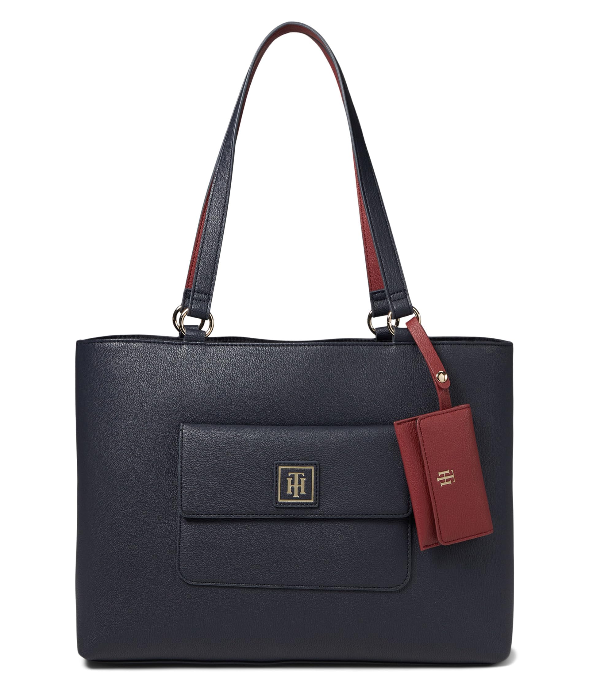 Tommy Hilfiger Lucille II Tote Bag with Hangtag - Stylish & Spacious Women's Handbag for Work, Travel & Everyday Use