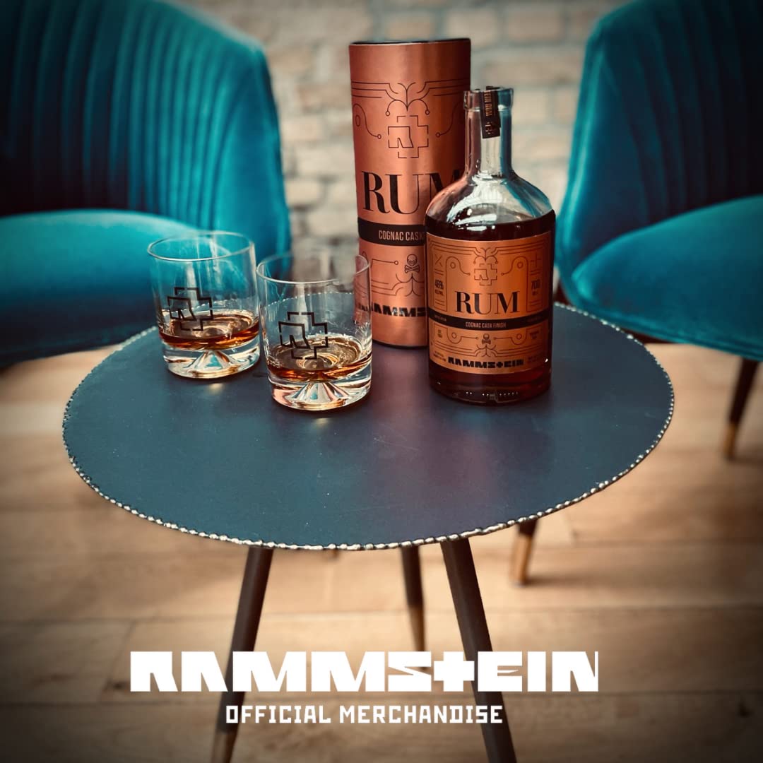 Official Rammstein Band Logo Tumbler Set - 2 Pack 0.29L Stainless Steel Drinkware for Beer, Cocktails & Home Bar - Perfect for Concerts, Parties & Fan Gifts