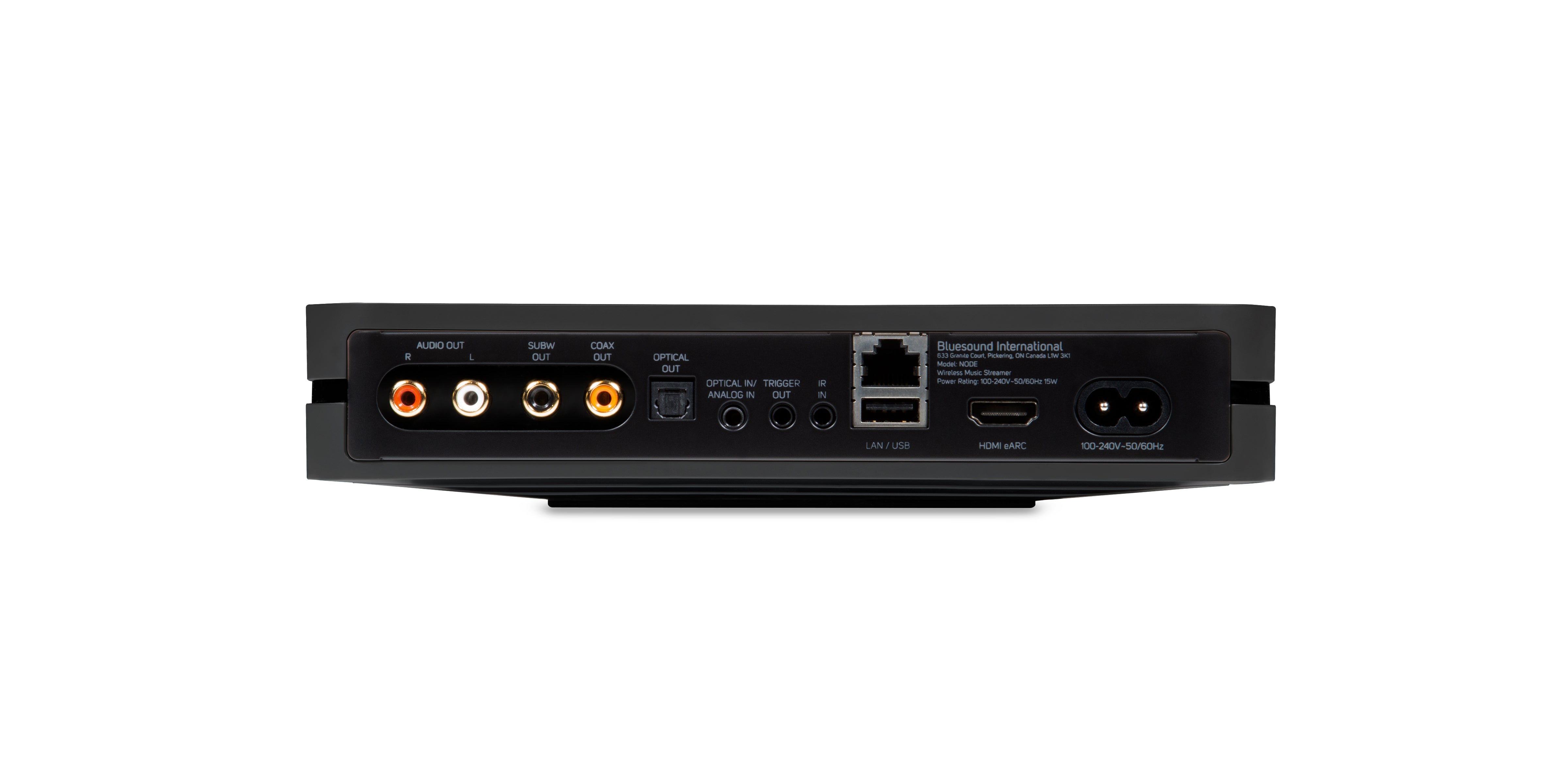 Bluesound NODE (2021) Wireless Hi-Res Music Streamer - Premium Audio for Home Theater & Multi-Room Listening - Perfect for Audiophiles & Music Enthusiasts
