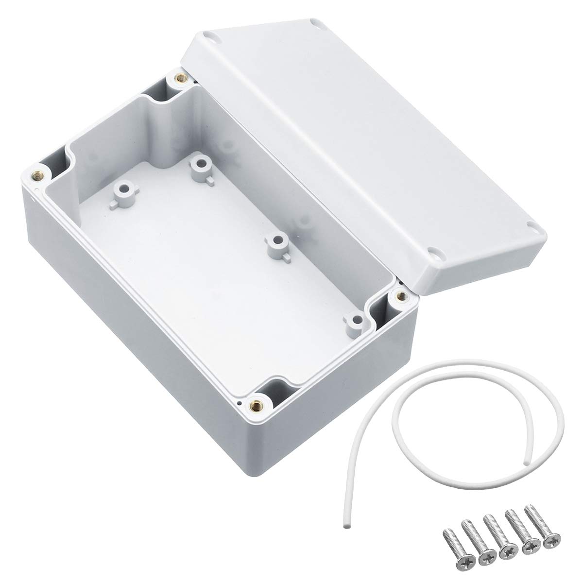 MYAMIA Electronic Project Enclosure Box - Waterproof DIY Junction Box with Screws for Arduino, Raspberry Pi & Circuit Projects - Perfect for Home, School & Industrial Electronics Prototyping