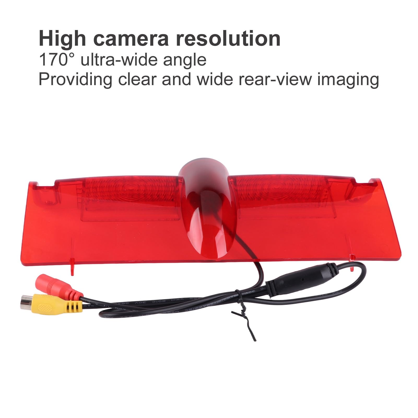 HD Rear View Backup Camera for 2003-2017 Express Van - 3rd Brake Light Mounted Reverse Parking Aid - Perfect for Night Driving & Tight Parking Spaces