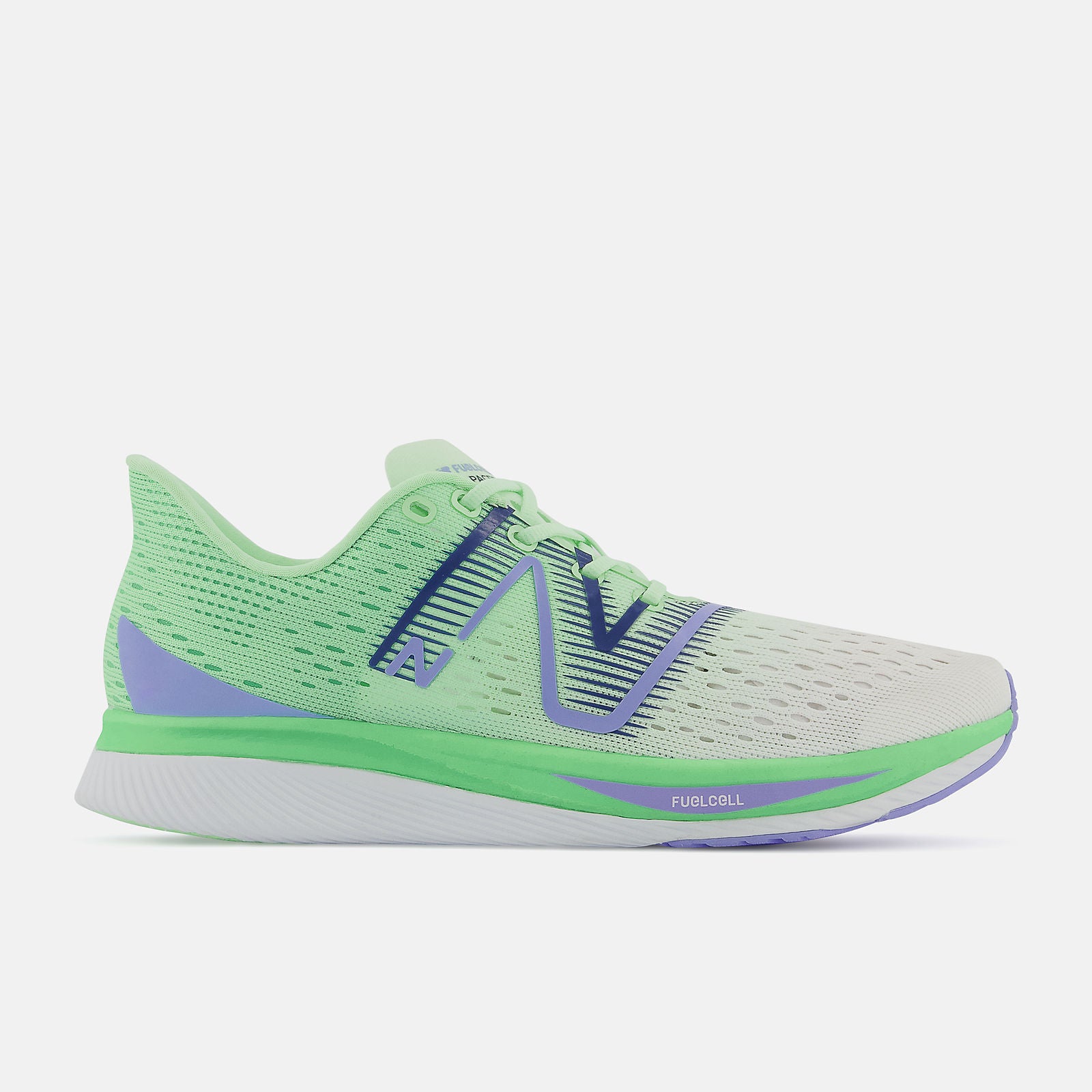 Women's FuelCell SuperComp Pacer Running Shoes - Lightweight White/Vibrant Spring for Marathon Training & Road Running | Perfect for Long Distance Races & Daily Workouts