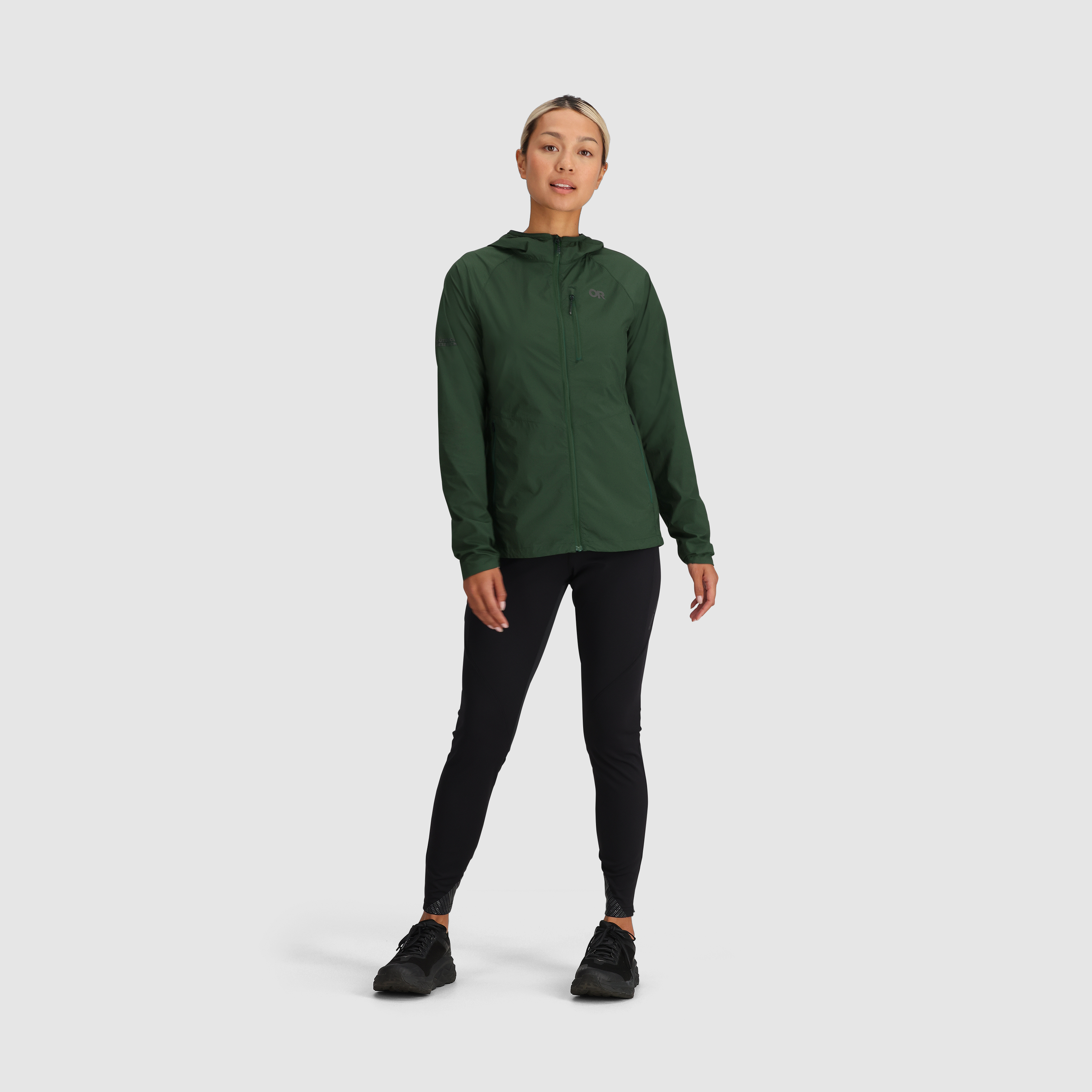 Women's Lightweight Shadow Wind Hoodie - Breathable & Comfortable Jacket for Outdoor Running, Hiking & Casual Wear