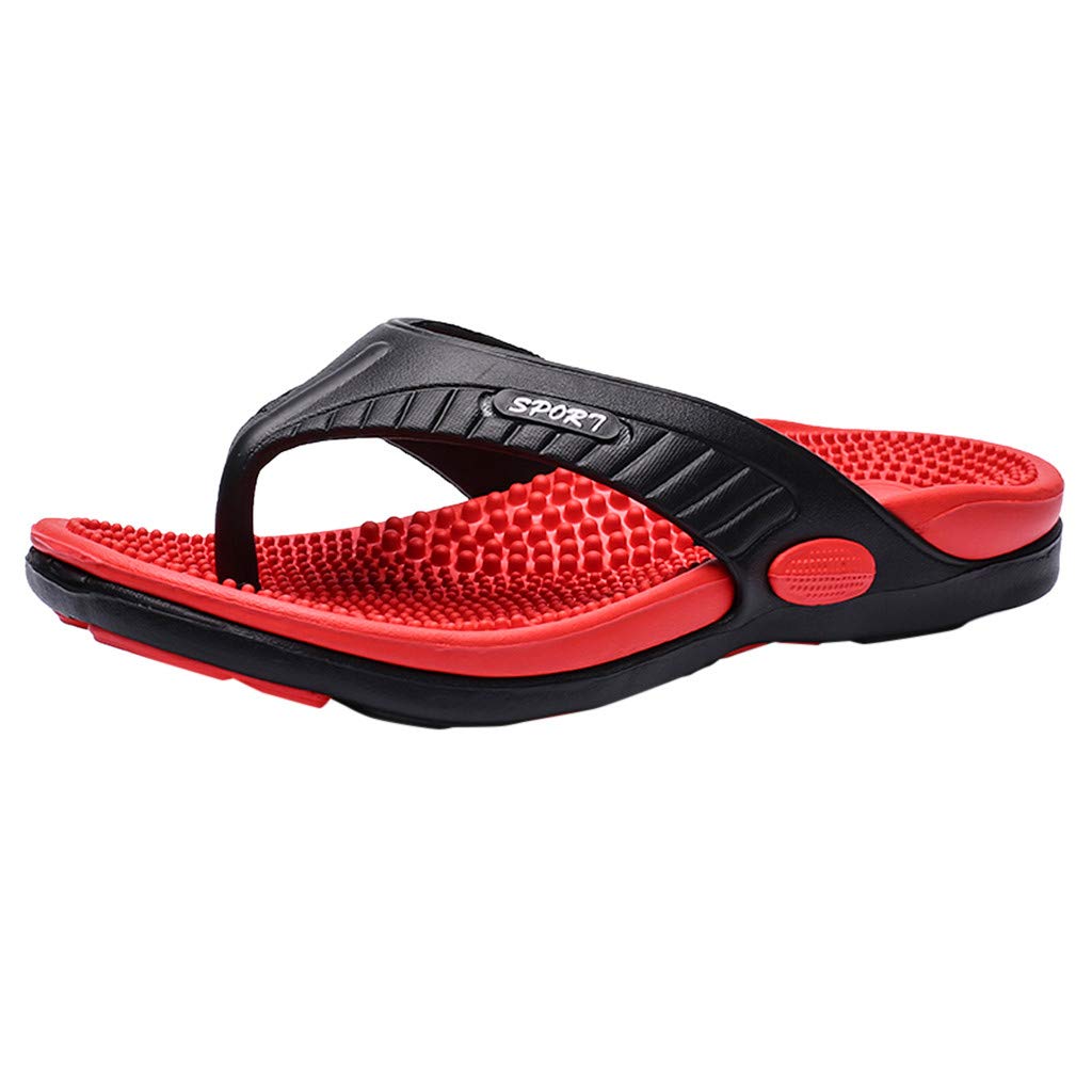 Men's Flip Flops Summer Sandals - Comfortable Beach Slippers for Casual Wear, Home & Outdoor Use - Size 13 - Lightweight Breathable Flat Shoes for Pool, Vacation, and Daily Relaxation