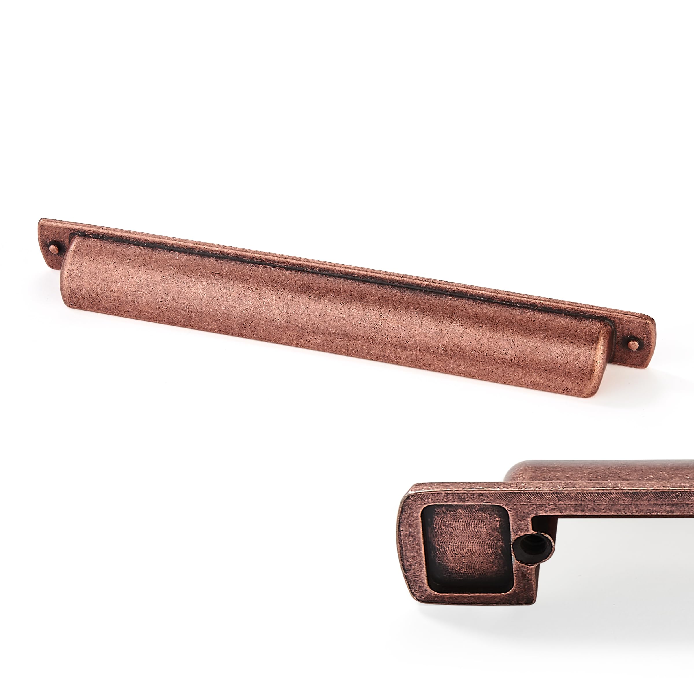 2 Pack Antique Copper Cup Pulls - 7